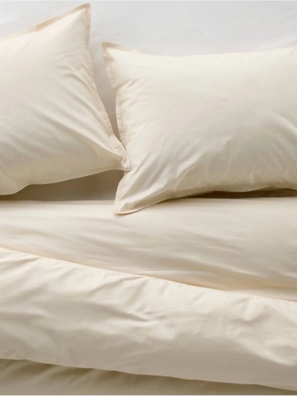 King Cotton Percale Duvet Set Natural - Casaluna™